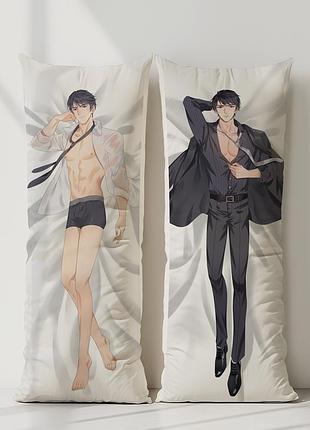 Аниме дакимакура дзэн любовь и продюсер (подушка обнимашка) 120*40 см