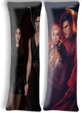 Мальбонте и вики, клуб романтики, дакимакура (подушка обнимашка), 120*40 см