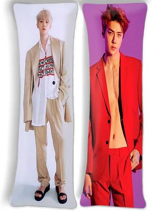 Сехун, exo, дакимакура (подушка обнимашка), 150*50 см