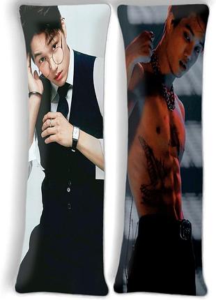 Кай, exo, дакимакура (подушка обнимашка), 120*40 см