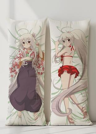 Аниме дакимакура тия город предсказательниц (подушка обнимашка) 120*40 см