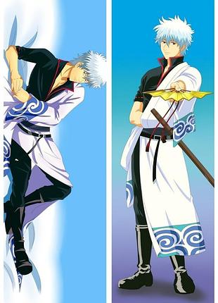 Аниме дакимакура гинтоки саката (подушка обнимашка) 120*40 см