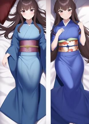 Аніме дакімакура сяочунь бай3 вічна воля (подушка обіймашка) 120*40 см