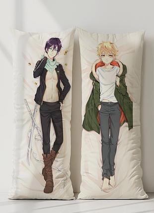 Аниме дакимакура ято бездомный бог (подушка обнимашка) 120*40 см