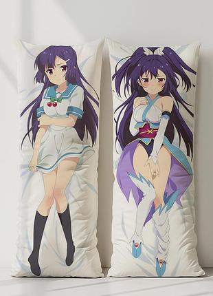 Аниме дакимакура аой каннадзуки небесные воровки, близняшки-ангелочки ova (подушка обнимашка) 120*40 см