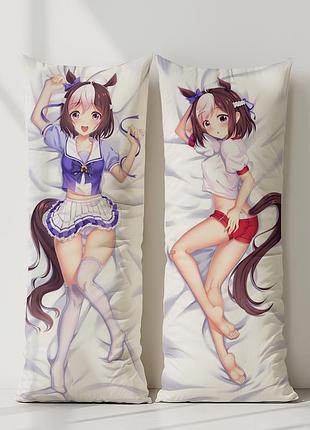 Аніме дакімакура поспішав уік дівчата-поні: славне дербі (подушка обіймашка) 120*40 см
