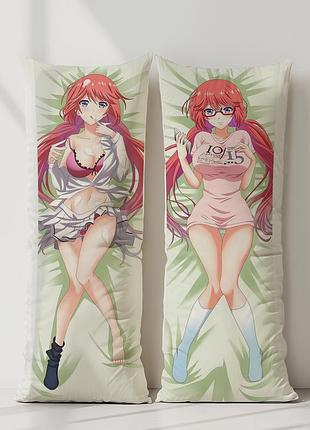 Аниме дакимакура айри сакура добро пожаловать в класс превосходства (подушка обнимашка) 120*40 см