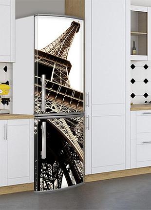 Наклейка на холодильник, eiffel башта, 180х60 см - лицьова (в), з ламінуванням
