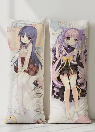Аниме дакимакура кёка / мифую связь принцесс: повторное погружение (подушка обнимашка) 120*40 см
