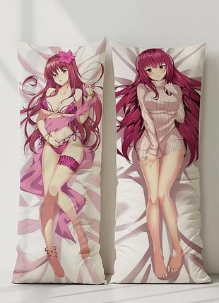 Аниме дакимакура скатах судьба (подушка обнимашка) 120*40 см