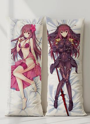 Аниме дакимакура скатах судьба (подушка обнимашка) 120*40 см