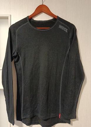 Мужской термо реглан от löffler, transtex wool, черного цвета в очень хорошем состоянии