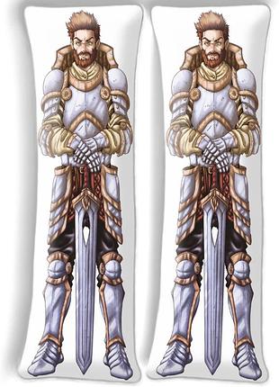 Дакімакура паладін (подушка обнімашка) 120*40 см 150, 50*150, 50