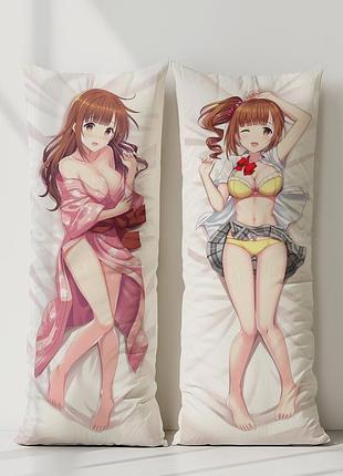 Аниме дакимакура кёко игараси идолмастер (подушка обнимашка) 120*40 см
