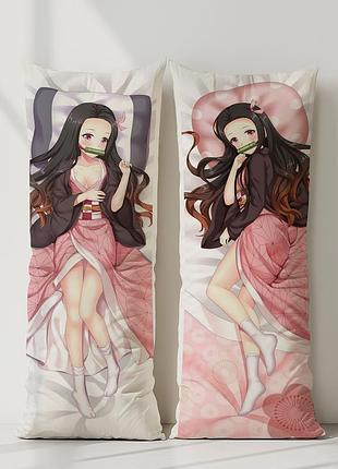 Аниме дакимакура нэдзуко камадо клинок, рассекающий демонов (подушка обнимашка) 120*40 см