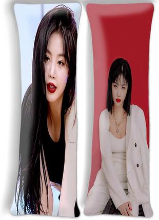 Суджин2, (g)i-dle, дакимакура (подушка обнимашка), 120*40 см