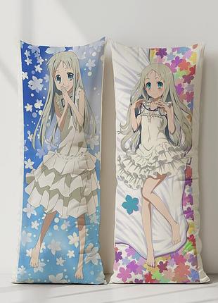 Аніме дакімакура мейко гома небачена квітка (подушка обіймашка) 120*40 см