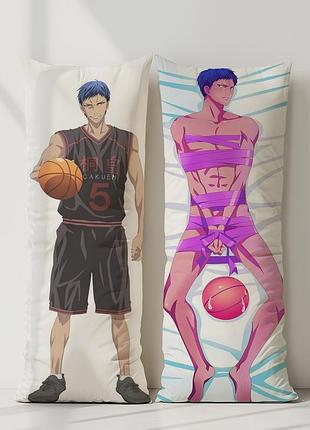 Аниме дакимакура дайки аомине баскетбол куроко (подушка обнимашка) 120*40 см