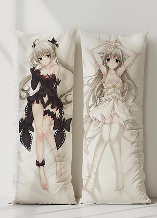 Аниме дакимакура сора касугано одиночество на двоих (подушка обнимашка) 120*40 см