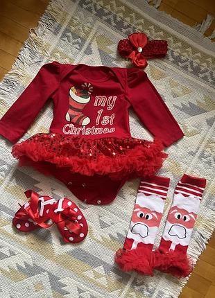 Новорічний святковий костюм на дівчинку