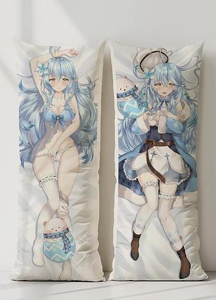 Аниме дакимакура лами юкихана виртуальный просмотр (подушка обнимашка) 120*40 см