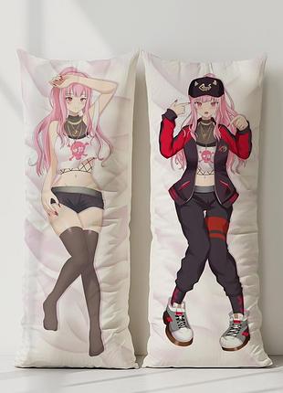 Аниме дакимакура каллиопа мори виртуальный просмотр (подушка обнимашка) 120*40 см