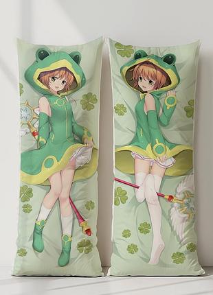 Аниме дакимакура сакура киномото (подушка обнимашка) 120*40 см