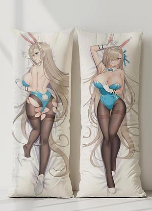 Аніме дакімакура асуна синій архів (подушка обіймашка) 120*40 см