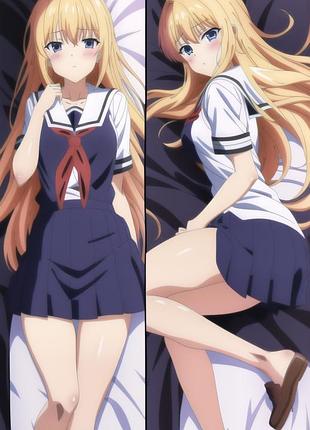 Аниме дакимакура махиру сина4 ангел по соседству (подушка обнимашка) 120*40 см