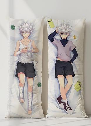 Аниме дакимакура киллуа охотник х охотник (подушка обнимашка) 120*40 см