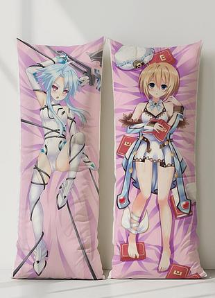 Аниме дакимакура  альтернативная игра богов (подушка обнимашка) 120*40 см 150, 50*150, 50