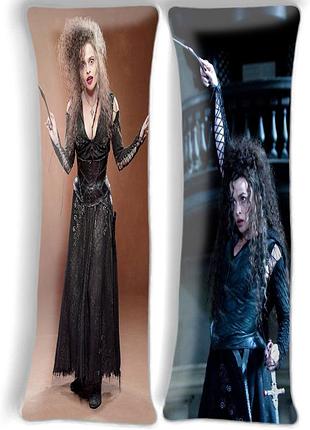 Беллатріс лестрендж, гаррі поттер, дакімакура (подушка обнімашка), 120*40 см