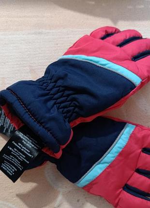 Крага теплые зимние лыжные перчатки