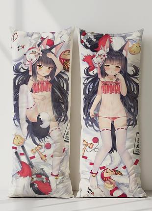 Аниме дакимакура микаса4 атака титанов (подушка обнимашка) 120*40 см