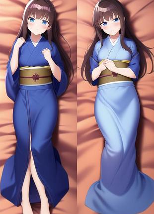 Аниме дакимакура сяочунь бай4 вечная воля (подушка обнимашка) 120*40 см