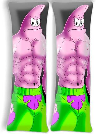 Дакимакура патрик, губка боб (подушка обнимашка) 120*40 см 150, 50*150, 50