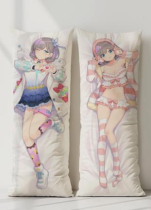 Аніме дакімакура кіьо тан жива любов! (подушка обіймашка) 120*40 см