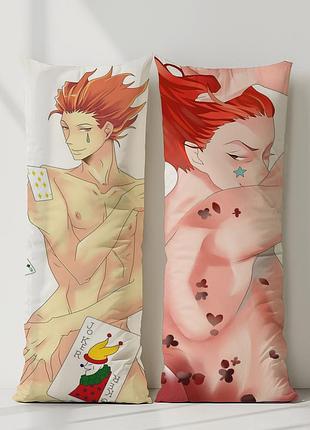 Аниме дакимакура хисока охотник х охотник (подушка обнимашка) 120*40 см