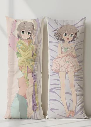 Аниме дакимакура аой юкимура манящие горы (подушка обнимашка) 120*40 см