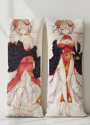 Аніме дакімакура рита россвайс колапс 3 (подушка обіймашка) 120*40 см 150, 50*150, 50