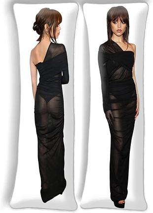 Дакимакура дженна ортега (подушка обнимашка) 120*40 см 150, 50*150, 50