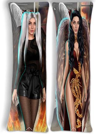 Вики уокер2, клуб романтики, дакимакура (подушка обнимашка), 120*40 см