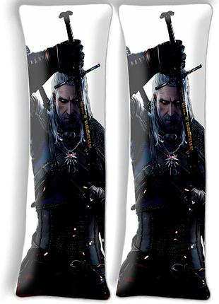 Дакимакура геральт, ведьмак (подушка обнимашка) 120*40 см 150, 50*150, 50