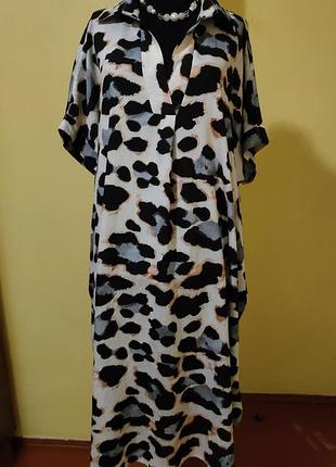 Платье женское стильное тренд свободное оверсайз