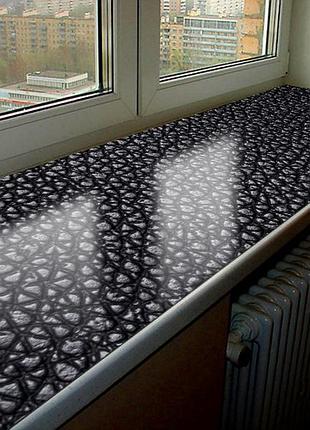 Покрытие для подоконника, мягкое стекло с фотопечатью 35х100 см по-s_tx178