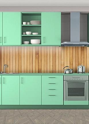 Наклейка на кухонный фартук 60 х 300 см, фотопечать с защитной ламинацией текстура досок (бп-s_tx181)