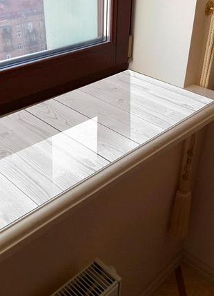 Покрытие для подоконника, мягкое стекло с фотопечатью 35х100 см по-tx22-0002