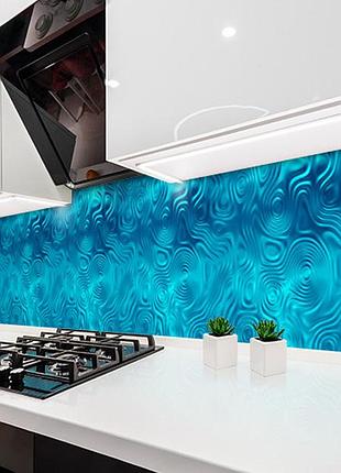 Наклейка на кухонный фартук 60 х 200 см, фотопечать с защитной ламинацией абстракция, спирали (бп-s_tx295)