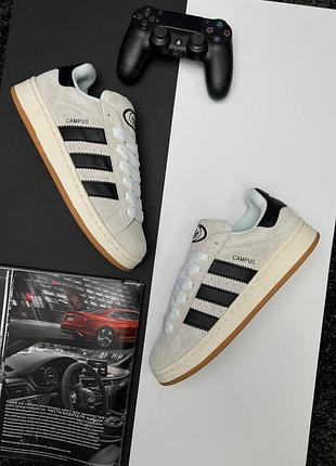 💎мужские кроссовки adidas campus 00s beige black