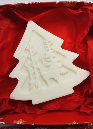 Свеча елка новогодний подарок сувенир